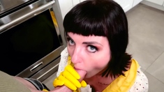 Hot Uk Stepmother Jane Just Dont Like Doing The Wishwashing