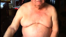 grandpa stroke on webcam