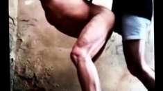 Compilation of an Hot Old Man Fucking Outside