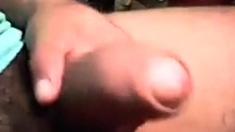 LATINO WITH THICK FAT UNCUT COCK CUMS THICK LOAD