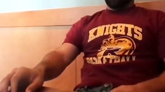 Bearded Bro Public Jerk Off In A Coffee Shop