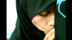 Muslim Hijabers Sucking Circumcised Cocks