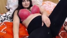 Stuck Up Russian Girl Lets You Get Hard To Her Leggings