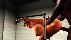 Bdsm Experience. A Sexy Brunette Likes It Rough