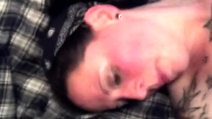 Her First Three Way Swallow And Facial