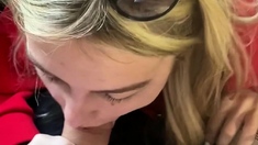 Amateur Blonde Blowjob CIM