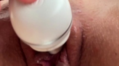 hot amateur blonde close up masturbation HD