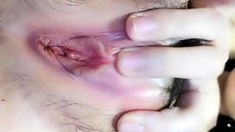 Close up with Kyoka Ishiguros fuck holes getting toyed