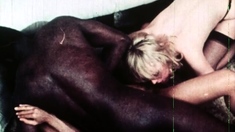 Hardcore interracial slut blowjob fuck for her tiny throat