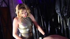blonde femdom with bizare fetish
