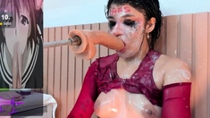 Piss fetish WAM gal solo toys