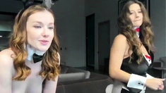 Close up teen foot worship