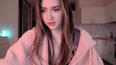 Hottest brunette solo webcam masturbation 2