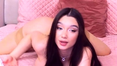 Brunette Solo Webcam Masturbation