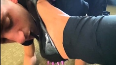 Foot fetish Close up feet and toes tease