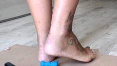 Ally kay femdom and foot fetish with horny boyfriend
