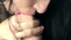 Hot Brunette Girlfriend POV Blowjob