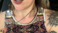 Amateur striptease and Solo masturbation