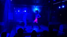 Teasing an amateur before public sex