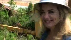 Blonde With Natural Big Boobs Loves Putting A Toy In Her
