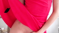 Small Tit Hot Girl Masturbates With Her Nipple