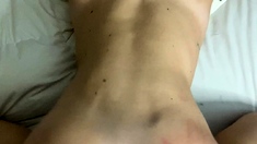 Blonde Czech amateur babe fucks outdoor POV