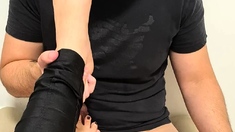 Black Amateur Explore Hot Foot Fetish