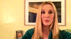 Busty blonde mature solo masturbation for webcam