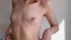 Hot redhead amateur teen girl riding and jerking boyfriend