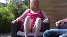 in nachbars garten