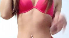 Big boobs milf masturbates with her dildo