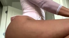Hottest brunette solo webcam masturbation 2