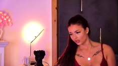 Hottest brunette solo webcam masturbation 2