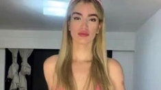 Easter Bunny Valentinasz Standing Masturbation