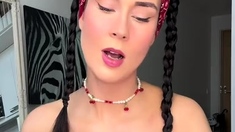 Amateur Big Boobs jerks Big Dick