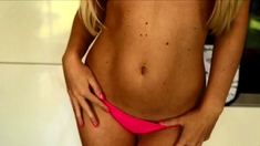 Big boobs russian milf toys her ass on webcam