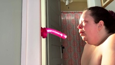 I Received A Request To Deeptroat My Pink Dildo And Count