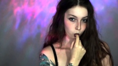 Pale Amateur Teen Brunette Lynn Love