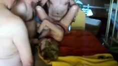 Bareback Gangbang For A Hotgirl