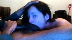 Bbc Gets Blowjob By White Bitch