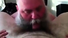 Bearded Dad Sucking Really Good