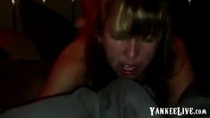 Hubby Fucks & Cleans Girl's Cum Soaked Pussy