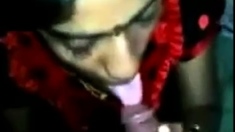 Indian Auntie Hot Blowjob