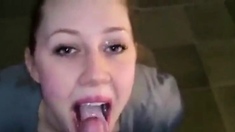 Deepthroat Wet Blowjob - Cumshot In The Mouth